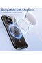 Electroplated Case for iPhone 15 Pro Max 6.7-Inch, Camera Protection, MagSafe, Shockproof TPU (Black) - 3