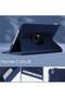 Slim Stand Case for iPad Air 13-Inch M2 (2024) - Navy Blue, Smart Shell with Touch ID Support, Auto Wake/Sleep & Translucent - 2