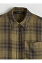 Plaid Poplin Oversized Women's Shirt Tunic - 6