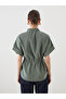 Modal Blended Oversize Women's Shirt Tunic - 4