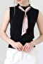Women's Sandy Scarf Detailed Sleeveless Blouse - 6