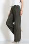 Modal Fabric Wide Leg Trousers Khaki - 53650.1837. - 5