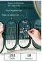 Jewelry Earrings Ring Mirror Foldable Jewelry Box Organizer and Standing Jewelry Stand - 8