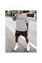 Unisex Oversize Shorts Set Short Sleeve T-Shirt Comfortable Fit Summer Casual Sports