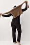Rib-knit wrap cardigan - 4