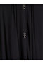 Vizyon New Season Black Crew Neck Gathered Blouse - 6