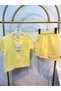 Girl's and Boy's Yellow Muslin Shorts Set - 3