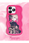 Realme Note 50 Compatible Case Camera Protector Red Silicone Couple Phone Case Girl Pattern - 2