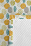 Geometric Leaf Yellow Young Room Single Pique Set-Turquoise Gray 160X220Cm Quilted Bedspread - 7