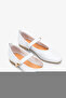 Meise Women's Genuine Leather Ballerinas - White - 2