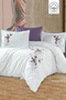100% Cotton Akfil Embroidered 6-Piece Boxed Double Duvet Cover Set