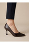 Genuine Leather Suede Patent Leather Evening Dress Women's Shoes
