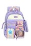 Waddell Imported Quality Waterproof Luxury Primary School Middle School Backpack with Pencil Case Gift-26902 - 3