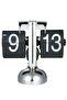 Stainless Steel Retro Flip Over Clock