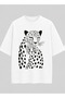Minimal Mysterious Character Relaxed Fit White Unisex T-Shirt |   Modern Line Art Design