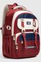 Unisex School Backpack Travel Camping Daily Student Backpack School Bag 2464 Bordo