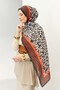 Tencel Monare Shawl Coral Midnight Blue - 2