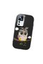 Mi 12t Compatible Case Camera Protector Black Silicone Couple Phone Case Owl Patterned - 3
