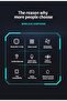 Wireless Bluetooth Earbuds Transparency Headset LED Display TWS Sweat-Proof for Gaming (Black) - 4