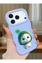iPhone 17 Pro Max Compatible Case Camera Protector Blue Silicone Couple Phone Case Cute Pattern