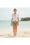 Women's Beachwear Green Color Polka Dot Bikini Bottom Bb2623 - 4
