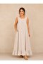 Women's Flounced Thick Strap Cotton Fabric Dress 42-46
