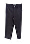Plus Size Zippered Striped Lycra Knitted Women's Trousers