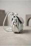 Women's Silver Color Stylish Design Mini Hand and Shoulder Bag - 6