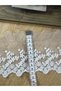 Elegant French Tulle Lace Ribbon with Floral Pattern (1 Meter) - 2