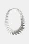 Metal Drop Plate Necklace - 2