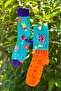 Unisex Left and Right Cocktail Patterned Socks - 3