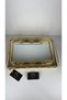 Set of 2 Mirrored Trays Girl's Wish Engagement Promise Presentation Tray Decorative Serving Tray Chocolate Tray Treat Tray - 3
