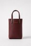 Hif’Atelier Women's Shoulder Bag Crossbody Phone Bag Claret Red - 3
