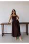Square Neck Maxi Dress Suitable for Casual and Formal Occasions - 5