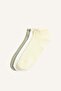 Women's 3-Piece Cotton Booties Yellow Socks H3024Axns