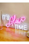 5w Chi-buy LED Neon It's Glow Time USB Powered Neon Signs Decor Lamp Signs Birthday Gift Wall Art Fo - 5