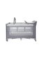 Folding bed Torino Plus, 2 levels with accessories, Grey Elements - 2