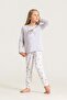 Girl's Sweet Bear Pink Long Sleeve Pajama Set Rp3911-C-V2 - 6