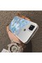 Poco C31 Compatible Silicone Edge Hard Back Case Couple Phone Case with Floral Pattern - 4