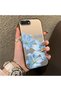 حافظة هاتف متوافقة مع هاتف iPhone 7 Plus مصنوعة من السيليكون وغطاء خلفي صلب بنمط زهور - 3