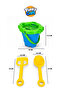 Large Size Figured Sand Bucket Beach Toy Set – Bucket, Shovel, Rake, Castle Mold, and Figured Sea Sand Toy - 3