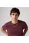 Men's Crew Neck Claret Red T-Shirt 005Gx-0025 - 2