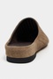 Palya Rome Beige Suede Studded Genuine Leather Flat Sole Women's Slippers - 7