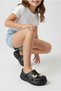 Children's Black Stone Cross Slippers Garden Pool Beach Coast Bathroom Sandals Slippers - 2