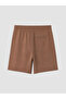 Lcw Vision Brown Regular Fit Soft Touch Men's Shorts - 5