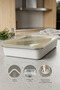 Stainless Steel Vacuum Storage Container, Oven and Cake Container 3 Lt Food Container Lunch Box