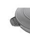Vas cu capac, fonta, 20 cm, Graphite Grey - - 3
