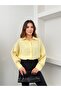 Women's Hidden Button Oversize Long Shirt - 4