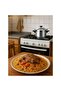 Premium 7L Aluminum Pressure Cooker - 2mm Thick Durable Safety Pot for Fast and Efficient Cooking - 4