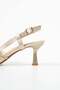 Fly Beige Satin Detailed Heeled Shoes - 3